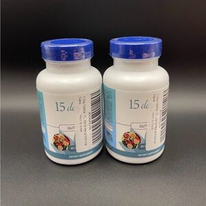 2x 15 Day Cleanse Gut and Colon Support Senna Leaf Probiotics - Exp. 6-2026